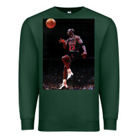 Sports Green Michael JorDunk Premium Sweatshirt - linhVisuals