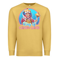 Antique Gold candy land king of candy land portrait t shirt Premium Sweatshirt - linhVisuals