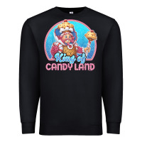 Black candy land king of candy land portrait t shirt Premium Sweatshirt - linhVisuals