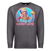 Charcoal Heather candy land king of candy land portrait t shirt Premium Sweatshirt - linhVisuals