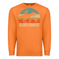 Carrot daddy dinosaur daddysaurus 3 three kids xmas christmas gift t shirt Premium Sweatshirt - linhVisuals