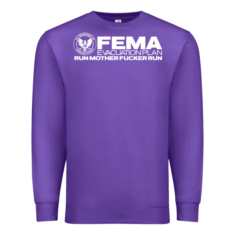 Fema Evacuation Plan Premium Sweatshirt by linhVisuals | Teevron