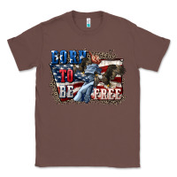 Chestnut Born to be free Classic Tee - CowGirlArtShop