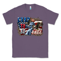 Lavender Born to be free Classic Tee - CowGirlArtShop