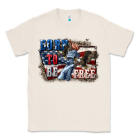 Natural Born to be free Classic Tee - CowGirlArtShop