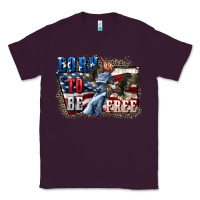 Plum Born to be free Classic Tee - CowGirlArtShop
