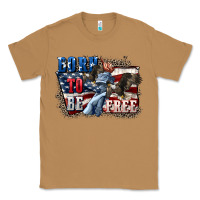 Toasted Coconut Born to be free Classic Tee - CowGirlArtShop