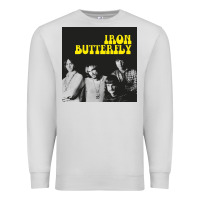 Dove Grey iron butterfly Premium Sweatshirt - linhVisuals