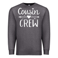 Charcoal Heather cousin crew t shirt Premium Sweatshirt - linhVisuals