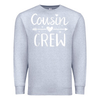 Heather Grey cousin crew t shirt Premium Sweatshirt - linhVisuals