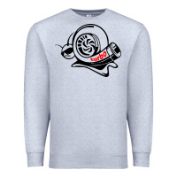 Heather Grey Turbo Premium Sweatshirt - linhVisuals