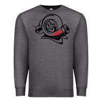 Charcoal Heather Turbo Premium Sweatshirt - linhVisuals