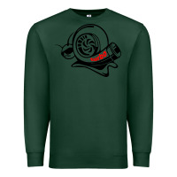 Sports Green Turbo Premium Sweatshirt - linhVisuals