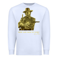 White the outlaw josey wales Premium Sweatshirt - linhVisuals