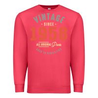 Cardinal Vintage Since 1958 - 64th Birthday Retro Classic Premium Sweatshirt - linhVisuals