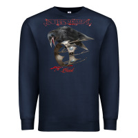 Navy In This Moment Blood Premium Sweatshirt - linhVisuals