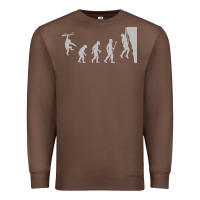 Chestnut funny rock climbing evolution Premium Sweatshirt - linhVisuals