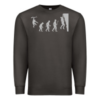 Smoke funny rock climbing evolution Premium Sweatshirt - linhVisuals