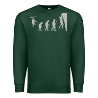 Sports Green funny rock climbing evolution Premium Sweatshirt - linhVisuals