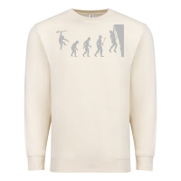 Sandshell funny rock climbing evolution Premium Sweatshirt - linhVisuals