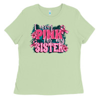 Matcha i wear pink for my sister Ladies Tee - FaDigitalArtStudio