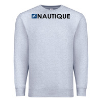 Heather Grey Nautique Boats Premium Sweatshirt - linhVisuals