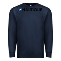 Navy Nautique Boats Premium Sweatshirt - linhVisuals