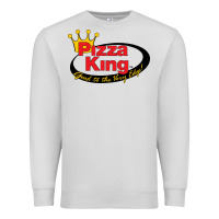 Dove Grey Pizza King Cowboy Premium Sweatshirt - linhVisuals