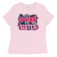 Bubblegum Pink i wear pink for my sister Ladies Tee - FaDigitalArtStudio