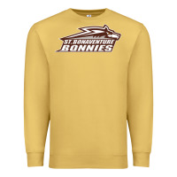 Antique Gold st. bonaventure bonnies Premium Sweatshirt - linhVisuals