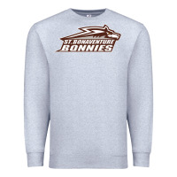 Heather Grey st. bonaventure bonnies Premium Sweatshirt - linhVisuals