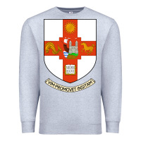 Heather Grey university bristol Premium Sweatshirt - linhVisuals