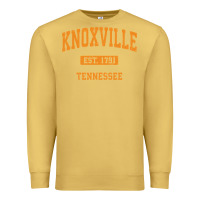 Antique Gold knoxville tennessee tn vintage athletic sports design pullover hoodie Premium Sweatshirt - linhVisuals