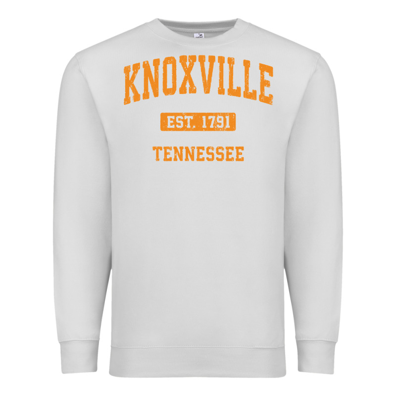 Knoxville Tennessee Tn Vintage Athletic Sports Design Pullover Hoodie Premium Sweatshirt by linhVisuals | Teevron