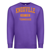 Purple knoxville tennessee tn vintage athletic sports design pullover hoodie Premium Sweatshirt - linhVisuals