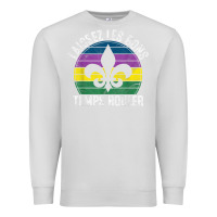 Dove Grey laissez les bons temps rouler gift mardi gras masquerade t shirt Premium Sweatshirt - linhVisuals