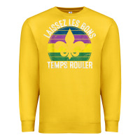 Lemon laissez les bons temps rouler gift mardi gras masquerade t shirt Premium Sweatshirt - linhVisuals