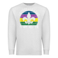 Oatmeal Heather laissez les bons temps rouler gift mardi gras masquerade t shirt Premium Sweatshirt - linhVisuals