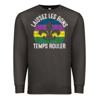 Smoke laissez les bons temps rouler gift mardi gras masquerade t shirt Premium Sweatshirt - linhVisuals