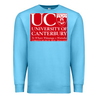 Ocean Blue university canterbury Premium Sweatshirt - linhVisuals