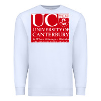 White university canterbury Premium Sweatshirt - linhVisuals