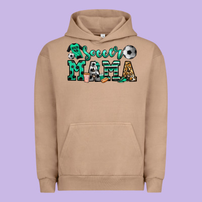 Soccer Mama Urban Hoodie Designed By Jasminsmagicworld