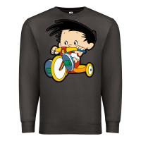 Smoke bobby on his bike   bobbys world Premium Sweatshirt - linhVisuals