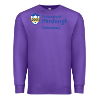 Purple University of Pittsburgh at Greensburg, Premium Sweatshirt - linhVisuals