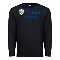 Black University of Pittsburgh at Greensburg, Premium Sweatshirt - linhVisuals