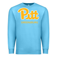 Ocean Blue UPG, Pitt-Greensburg, Bobcats, Premium Sweatshirt - linhVisuals