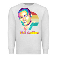 Oatmeal Heather wpap phil collins rock Premium Sweatshirt - linhVisuals