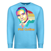 Ocean Blue wpap phil collins rock Premium Sweatshirt - linhVisuals