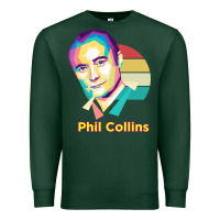 Sports Green wpap phil collins rock Premium Sweatshirt - linhVisuals