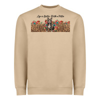 Mushroom life is better with a pittie Heavyweight Sweatshirt - JahusDesignShop